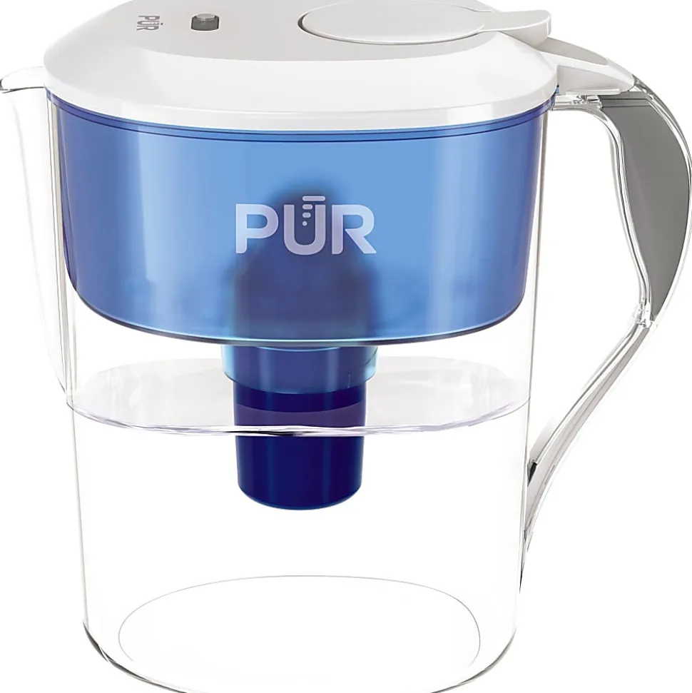 Honeywell Pur Water Filter Pitcher, 40 Gallon Capacity, Blue/Clear