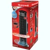 Honeywell® 1500 Watts Electric Ceramic Oscillating Heater, 2 Heat Settings, 23.25"H x 8.75"W x 6.75"D, Black