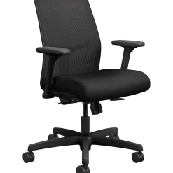 HON® Ignition Fabric High-Back Task Chair, 41% Recycled, Black