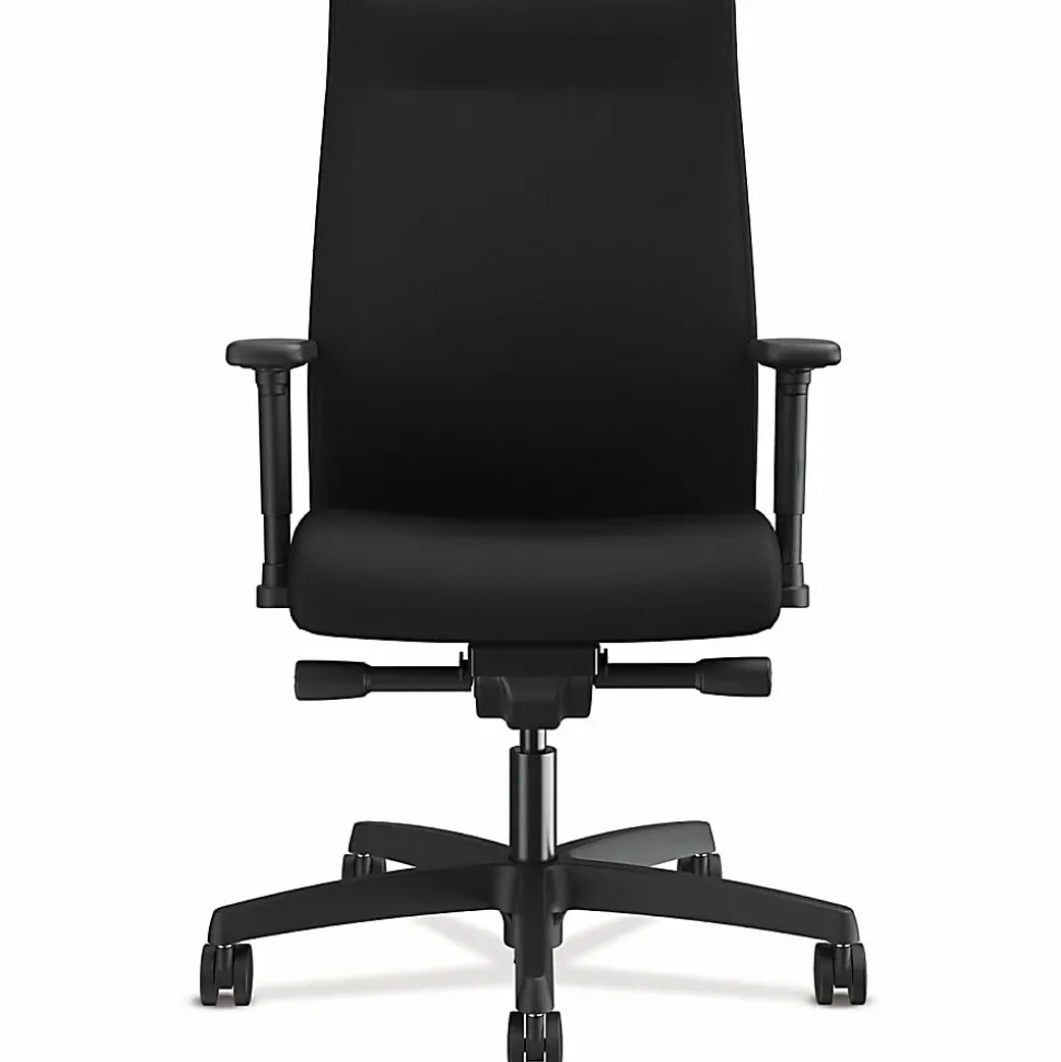 HON® Ignition® Fabric Mid-Back Task Chair, Black