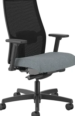 HON® Ignition 2.0 Mesh Mid-Back Office Chair, Basalt/Black