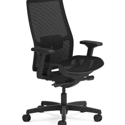 HON Ignition 2.0 Mid-back Mesh Seat Task Chair - Black Seat Color - Mesh Seat Material - Black Back Color - I2MSKY2IMTN