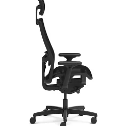 HON Ignition 2.0 Mid-back Task Chair with Headrest - Mid Back - Black - Armrest - 1 Each
