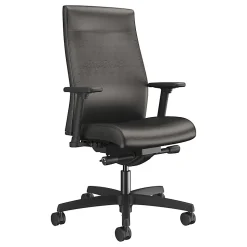 HON® Ignition™ Mid-Back Task Chair, T-Arms, Black