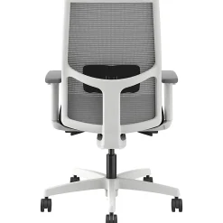HON Ignition Mid-back Task Chair - Black Seat Color - Fog Back Color - Mesh Back Material - Designer White Frame Color - Mid Back - 1 Each
