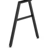 HON Mod Collection Worksurface 24"W A-leg Support - 24" - Finish: Black