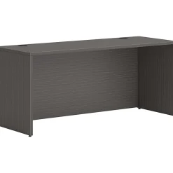 HON® Mod 66" Credenza Computer Desk Shell, Slate Teak