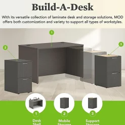 HON Mod HLPLDS4830 Desk Shell, 29