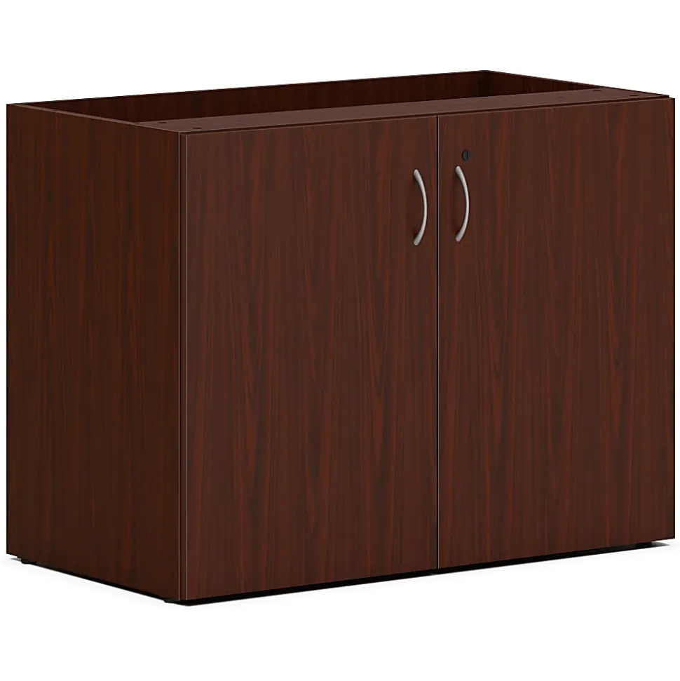 HON Mod HLPLSC3620 Storage Cabinet, 29"H x 36"W x 20"D, 2 Door(s), Traditional Mahogany