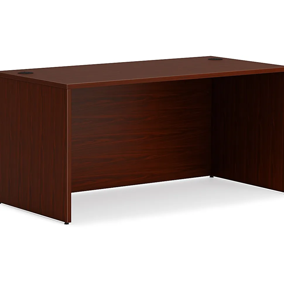 HON® Mod 60"W Rectangle Desk Shell, Mahogany
