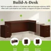 HON® Mod 72"W Rectangle Desk Shell, Mahogany