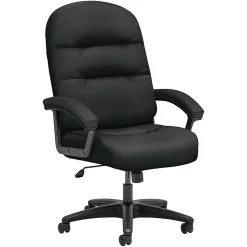 HONĀ® Pillow Soft Ergonomic Fabric High-Back Executive Office Chair, Black