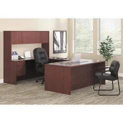 HON® Pillow Soft Ergonomic Fabric High-Back Executive Office Chair, Black