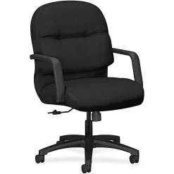 HON® Pillow Soft Executive Mid-Back Chair, Black