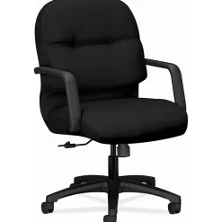 HON® Pillow Soft Executive Mid-Back Chair, Black