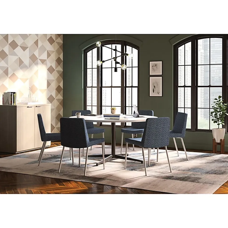 HON® Preside™ Boat-Shaped Conference Table Top, 144"W, Mahogany