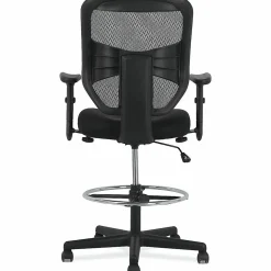 HON® Prominent High-Back Task Stool, Black