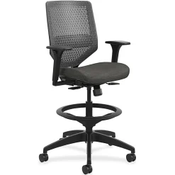 HON® Solve Task Stool, ReActiv, Black