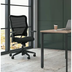 HON® VL702 Ergonomic Mesh High-Back Task Chair, Black