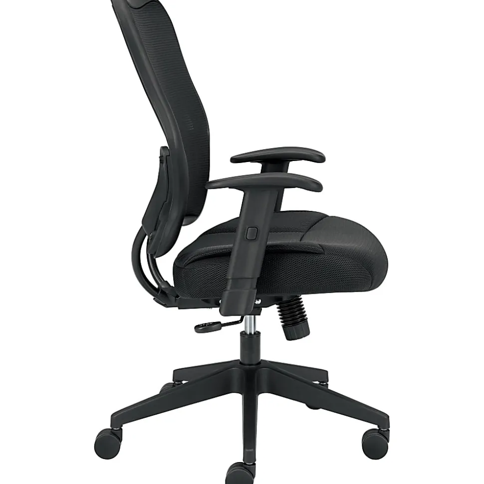HON® VL702 Ergonomic Mesh High-Back Task Chair, Black