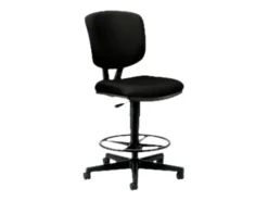 HONĀ® VoltĀ® 5705 Fabric Mid-Back Stool, Black
