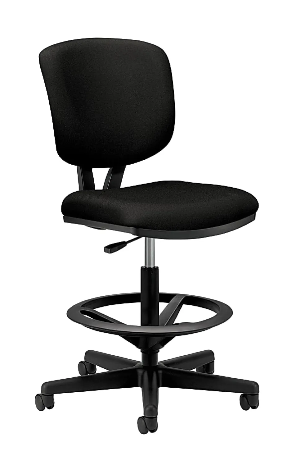 HON® Volt® 5705 Fabric Mid-Back Stool, Black