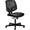 HON® Volt Mesh Bonded Leather Mid-Back Task Chair, Black