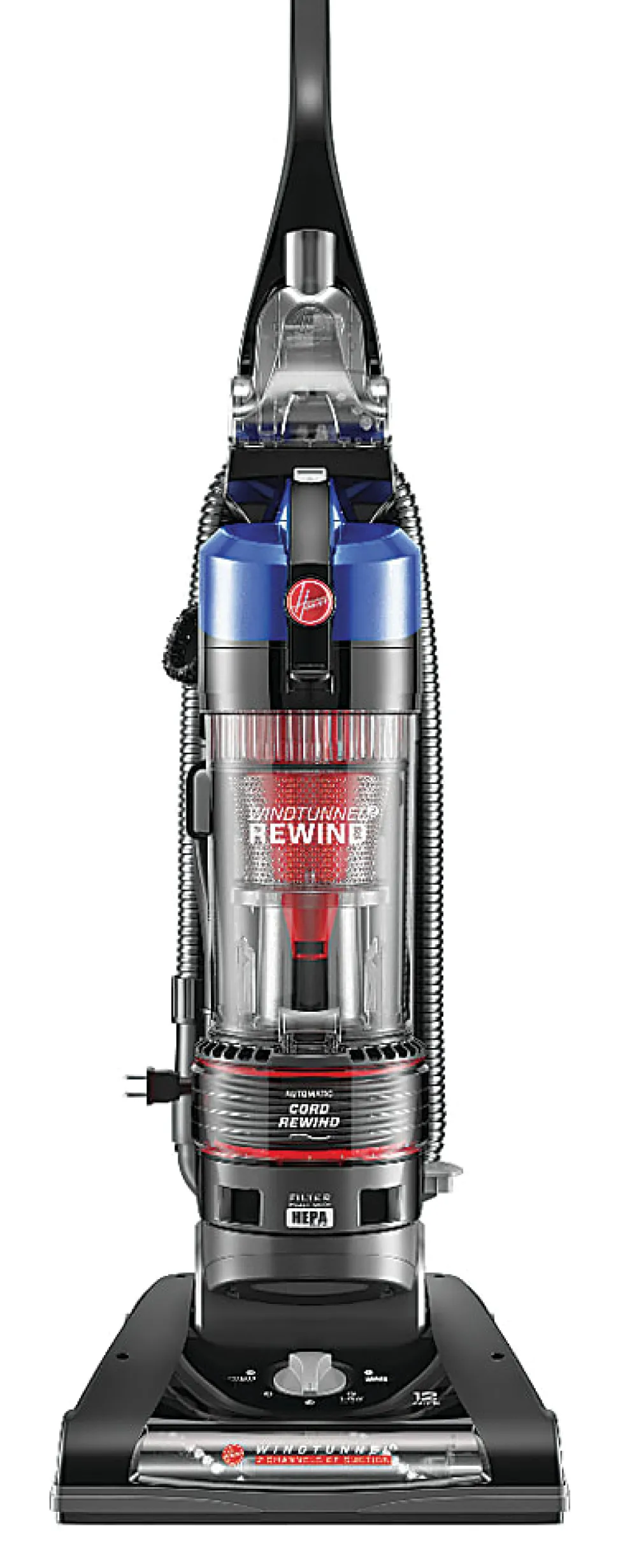Hoover WindTunnel 2 HEPA Bagless Upright Vacuum, Red