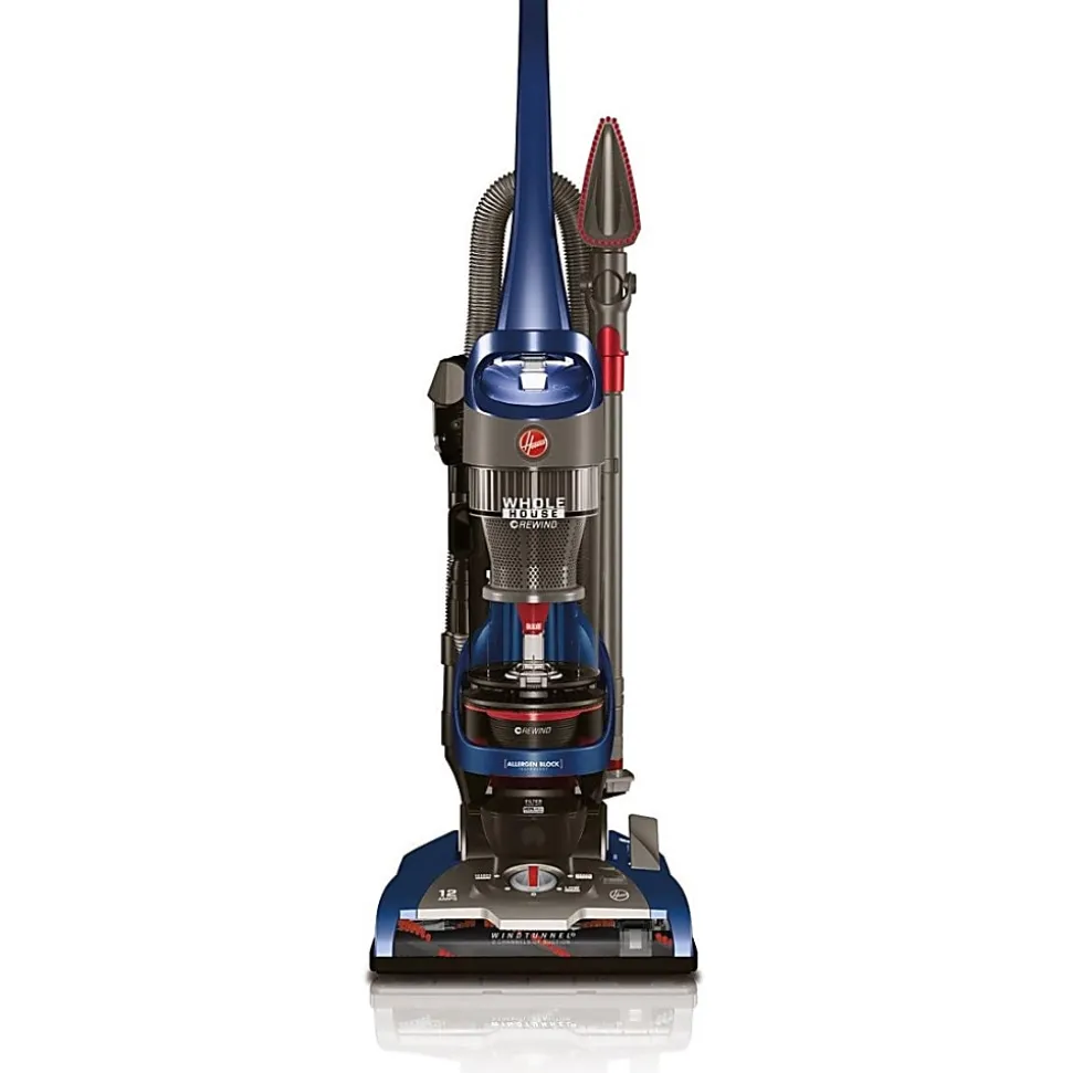 Hoover WindTunnel 2 HEPA Bagless Upright Vacuum, Red