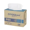 Hospeco TaskBrand P60 Premium Series Wiper, 9”H x 16-1/2”D, 1,250 Sheets Per Pack, Set Of 10 Packs