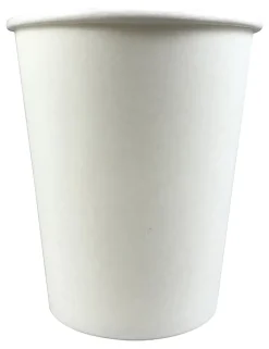 Hotel Emporium Generic Hot Cups, Individually Wrapped, 10 Oz, 100% Recycled, White, Pack Of 1,000 Cups