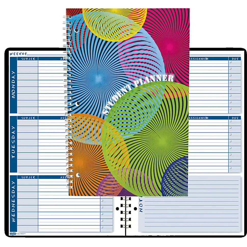 House Of Doolittle Non-Dated Assignment Books, 11" x 7", 100% Recycled, FSC Certified, Pack Of 3