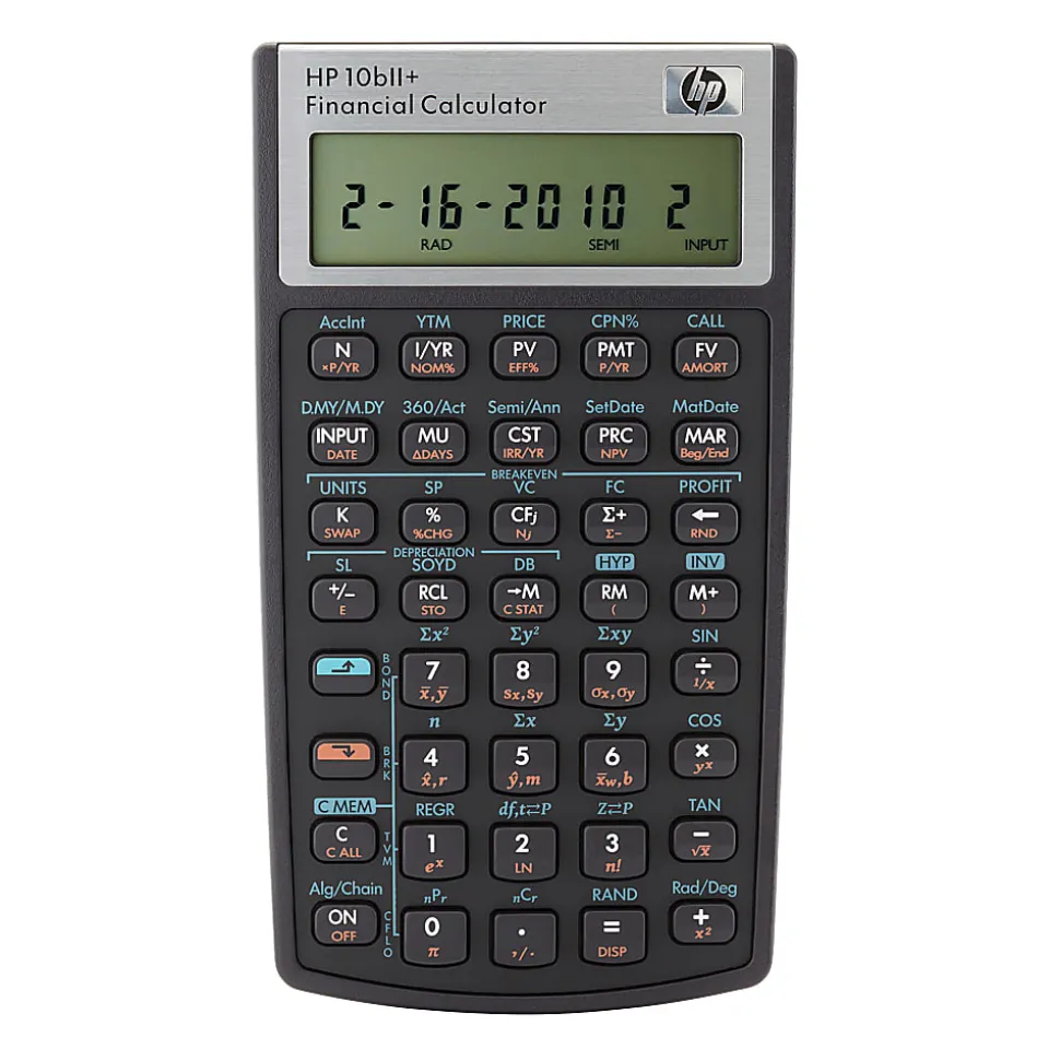 HP 10bII+ Financial Calculator