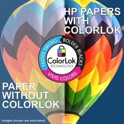 HP BrightWhite24 Inkjet Paper, 1 Ream, White, Letter Size (8 1/2
