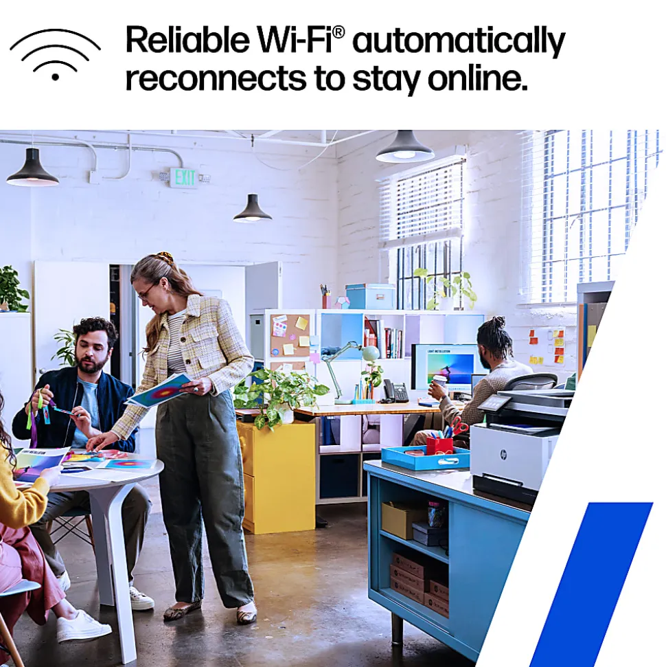 HP Color LaserJet Pro MFP 3301fdw Wireless Printer, Print, scan, copy, fax, Fast speeds, Easy setup, Mobile printing, Best for office, AI-enabled