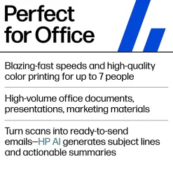 HP Color LaserJet Pro MFP 3301sdw Wireless Printer, Print, scan, copy, Fast speeds, Easy setup, Mobile printing, Best for office, AI-enabled
