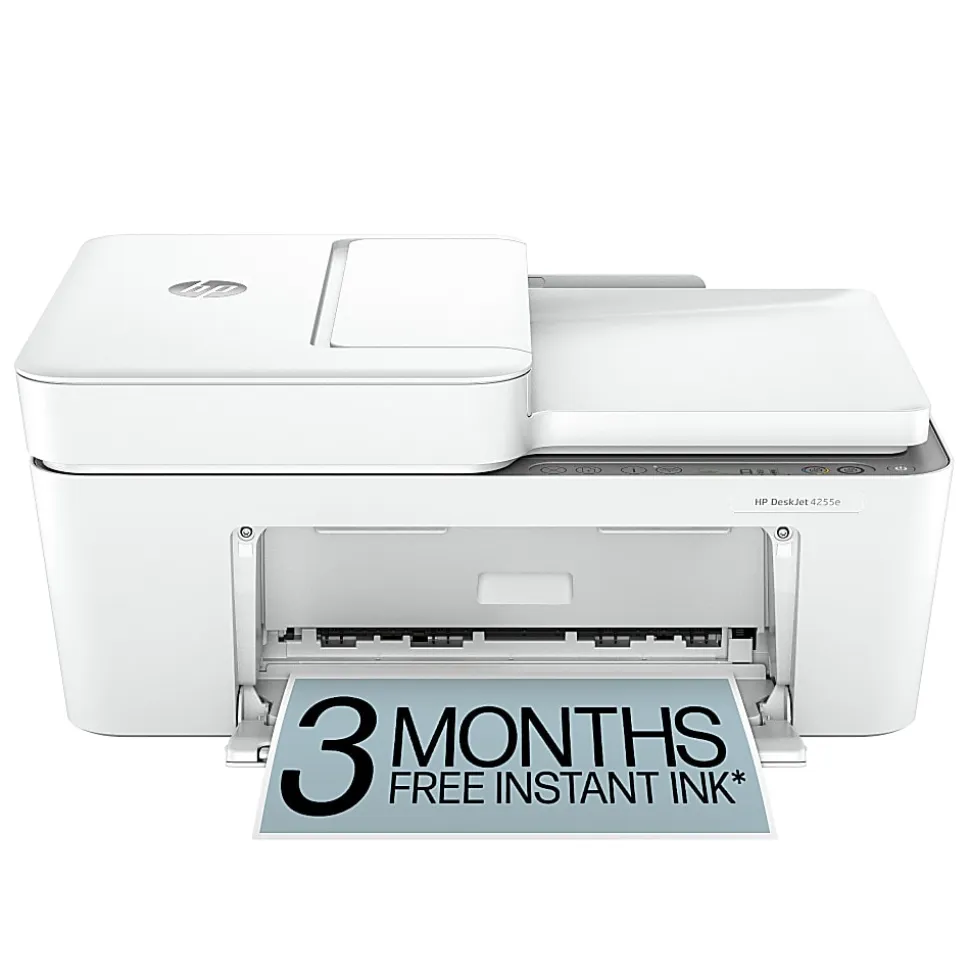 HP DeskJet 4255e Wireless All-in-One Color Inkjet Printer, Scanner, Copier, Best for home, 3 months of free Instant Ink, AI-enabled (588S6A)