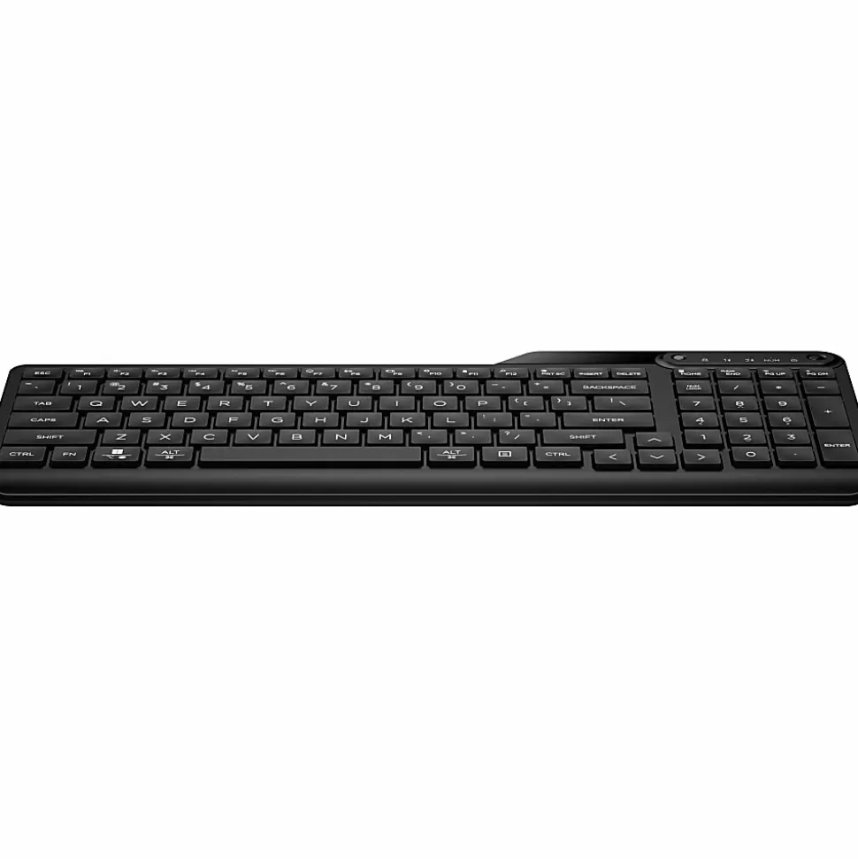 HP 475 Dual-Mode Wireless Keyboard - Wireless Connectivity - Bluetooth - 32.81 ft - 2.40 GHz