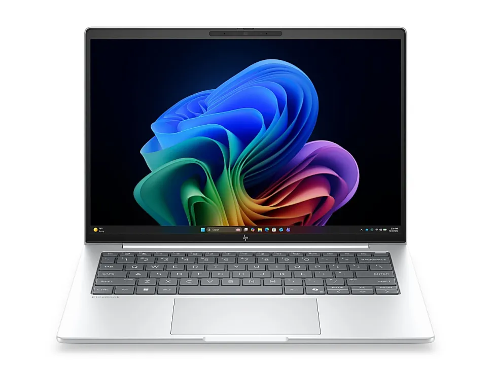 HP EliteBook 8 G2i Notebook Next Gen AI Copilot+ PC, Intel Core Ultra 7, vPro, Win 11 Pro, Intel Graphics, 32 GB RAM, Glacier Silver, D82XTUT#ABA