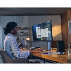 HP EliteDesk 8 G1a Desktop Computer, AMD Ryzen 5 220, 16 GB, 256 GB PCI Express NVMe SSD, Mini PC, Jack Black, D32NPATABA
