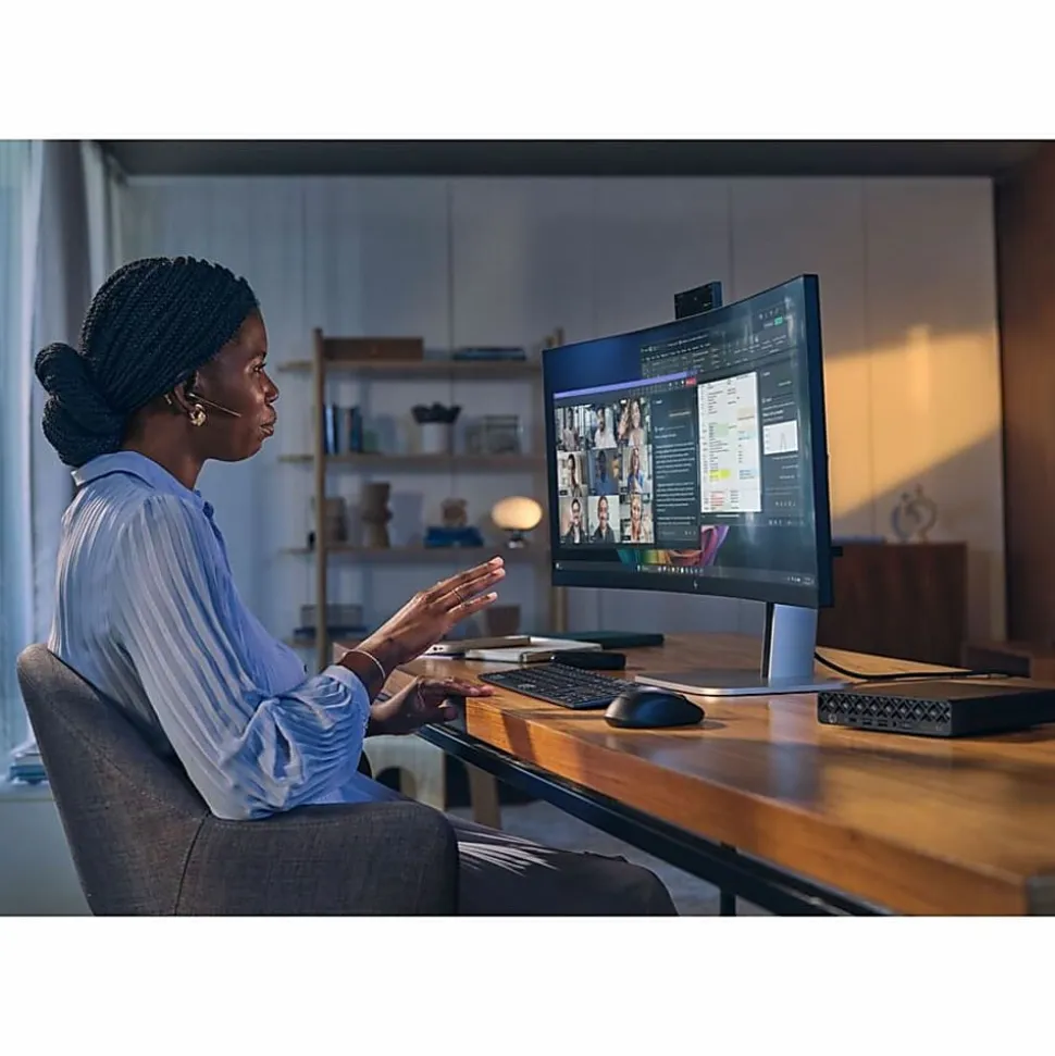 HP EliteDesk 8 G1a Desktop Computer, AMD Ryzen AI 5 340, 16 GB, 256 GB PCI Express NVMe SSD, Mini PC, Jack Black, D36E5UTABA