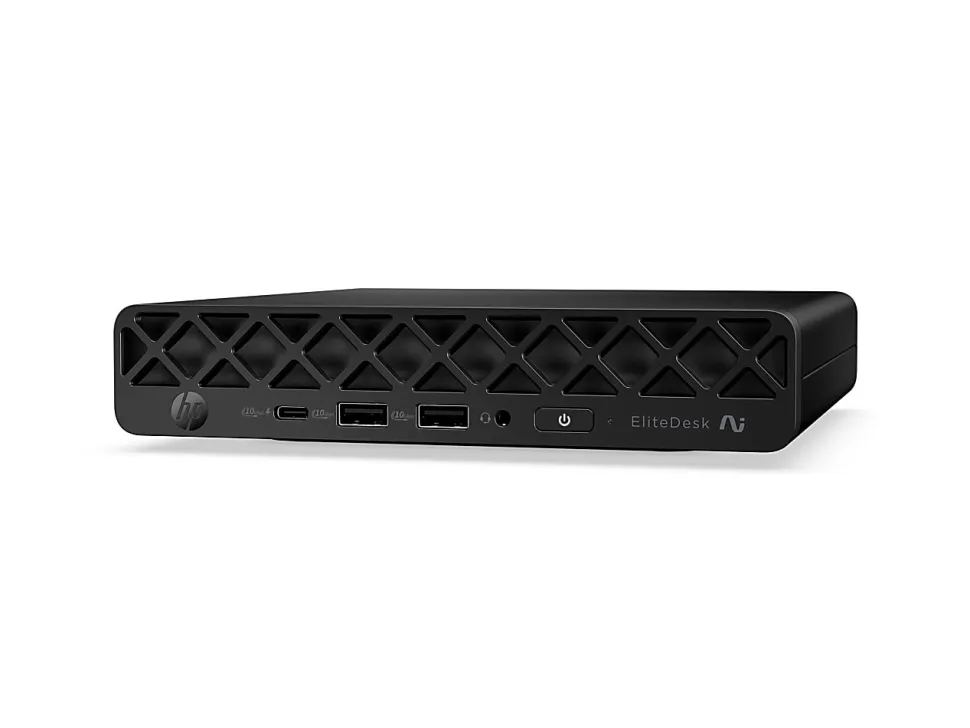 HP EliteDesk 8 G2i Next Gen AI PC, Mini Core Ultra 5, 32 GB, SSD 512 GB, Win 11 Pro, Jack Black, Smart Buy, with HP Wolf Pro Security Edition