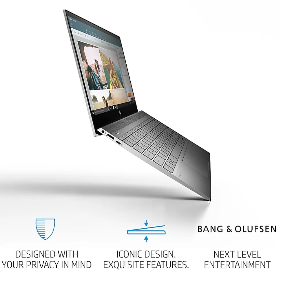 HP ENVY 13-aq0050od Laptop, 13.3" Full HD Screen, Intel® Core™ i5-8265U, 8GB Memory, 256GB Solid State Drive, Windows® 10 Home 64