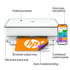 HP ENVY 6055e Wireless All-in-One Color Printer with 3 months Free Instant Ink with HP+ (223N1A)