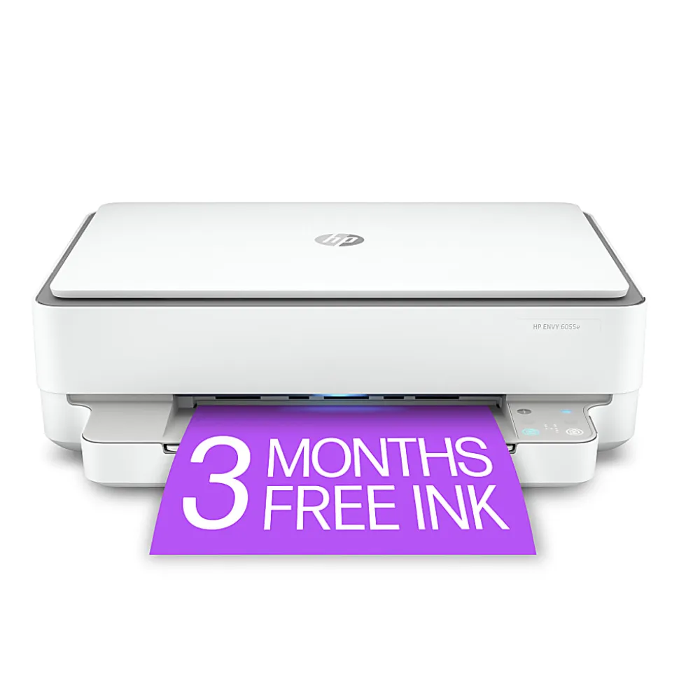 HP ENVY 6055e Wireless All-in-One Color Printer with 3 months Free Instant Ink with HP+ (223N1A)