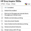 HP Envy Inspire 7955e Wireless Color Inkjet Printer, prints, scans, copies, duplex, great for home, 3-mo free Instant Ink, AI-enabled (1W2Y8A)