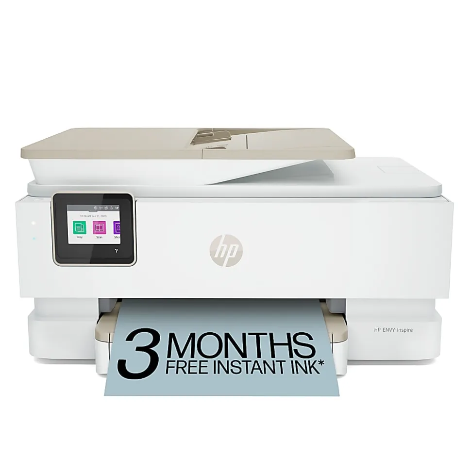 HP Envy Inspire 7955e Wireless Color Inkjet Printer, prints, scans, copies, duplex, great for home, 3-mo free Instant Ink, AI-enabled (1W2Y8A)