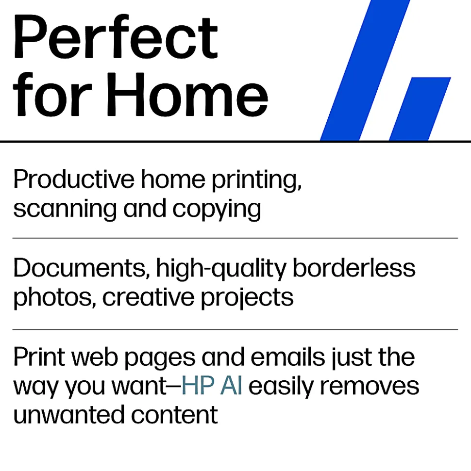 HP Envy Inspire 7255e Wireless Color Inkjet Printer, prints, scans, copies, duplex, great for home, 3-mo free Instant Ink, AI-enabled (1W2Y9A)