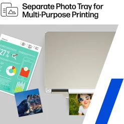 HP Envy Inspire 7255e Wireless Color Inkjet Printer, prints, scans, copies, duplex, great for home, 3-mo free Instant Ink, AI-enabled (1W2Y9A)