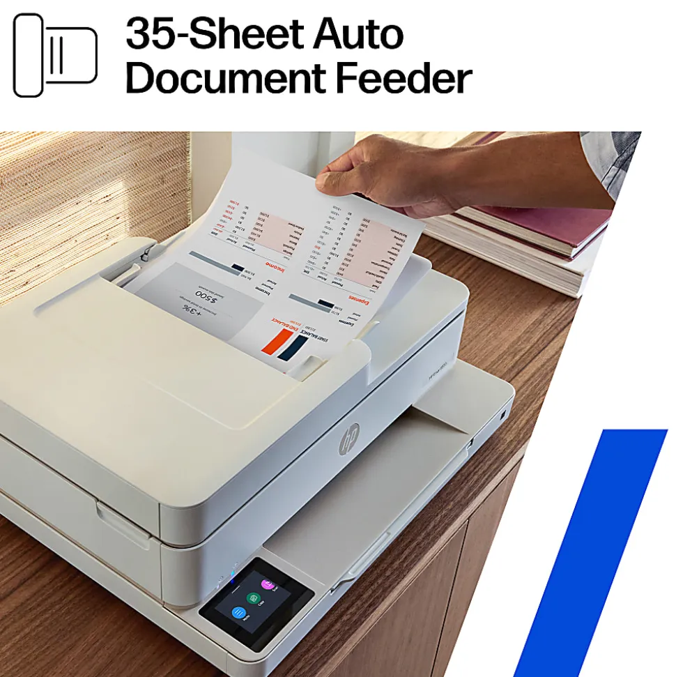 HP Envy 6555 Wireless All-in-One Color Inkjet Printer, Print/Scan/Copy, Duplex Printing, 3 Months of free Instant Ink